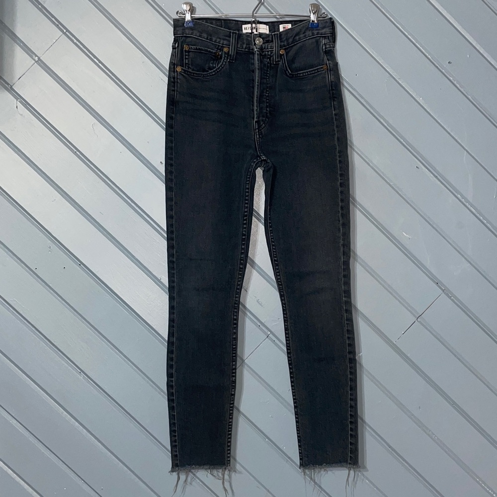 Re/Done Worn Dark Wash Jeans